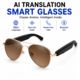 Bluetooth Smart Glasses AI Translation Sunglasses 100+ Languages Open Ear Headph&hellip;