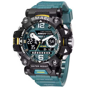 Men’s Sports Watch – Dual Display, LED Backlight, 30M Waterproof | NZ Stock &hellip;