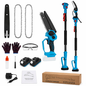 KiwiPro 6” Cordless Pole Chainsaw – Brushless Mini Chainsaw with 2.1m Extens&hellip;