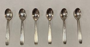 Vintage: European Silver Plated Teaspoons Set of 6