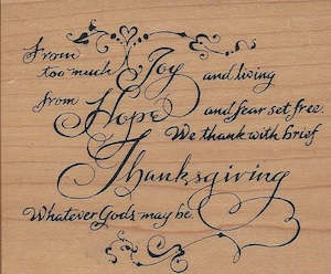 PSX Thanksgiving Verse Stamp