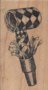 Secondhand Stamps: Party Horn Stamp