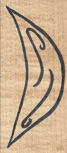 Hot Potatoes Swirl Design Stamp