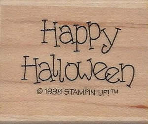 Secondhand Stamps: Happy Halloween Stamp