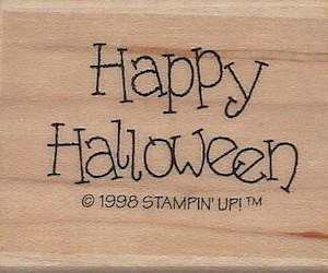 Secondhand Stamps: Happy Halloween Stamp
