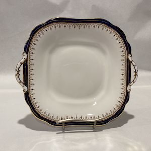 Aynsley Leighton Cobalt and Blue Square Cake Plate