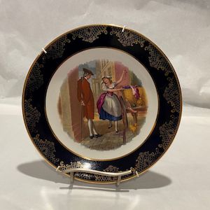 Pottery Glass: Royal Falcon Ironstone Plate - Cries of London