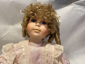 Dolls: Hillview Blue-Eyed Doll with Ringlets