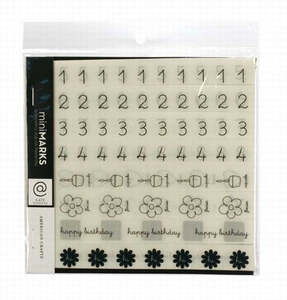 Shape Punches 121: Mini Marks Kate Sidekicks Black