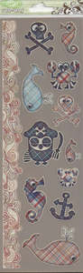 2 Sale Stickers Rub Ons: Whale of a Tale Rub-ons