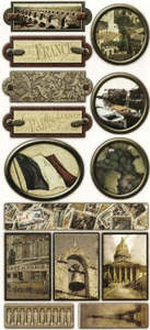 2 Sale Stickers Rub Ons: Stamping Station France Global Stickers