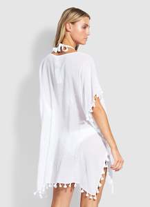 SFLKAFTN: Seafolly womens kaftans - white amnesia