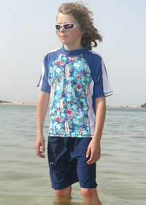 Sale All 5 10: Sun Emporium boys boardies - indigo