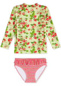 Seafolly: Seafolly UV 2 piece suits - strawberry sundae