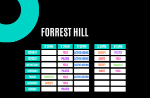 Timetables: FORREST HILL - 250 Forrest Hill Road