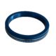 Blue Silver Decorative Trim Ring – Anodized Aluminum for Custom Rod Building