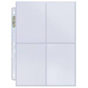 Ultra-Pro Platinum 4-Pocket Page