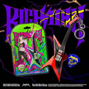 PRE-ORDER: aespa The 6th Mini Album – Rich Man (RICH MAN GUITAR Ver.) (Random)