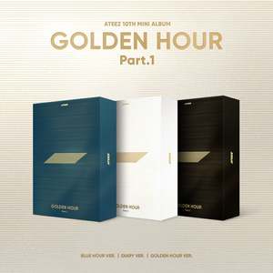 Updated Stock: ATEEZ 10TH MINI ALBUM – GOLDEN HOUR : Part.1 (Random)