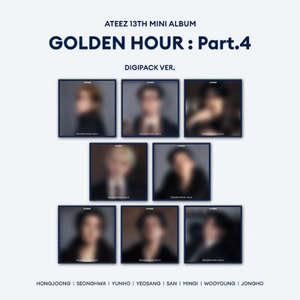 Ateez: PRE-ORDER: ATEEZ 13th Mini Album - GOLDEN HOUR : Part.4 (Digipack Ver.) (Random)