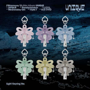 P1harmony: PRE-ORDER: P1Harmony 9th Mini Album – UNIQUE (Light Keyring Ver.) (Random)