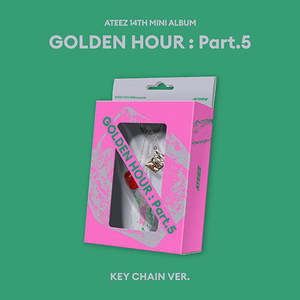 PRE-ORDER: ATEEZ 14th Mini Album - GOLDEN HOUR : Part.5 (Keychain Ver.)