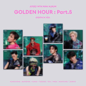 Ateez: PRE-ORDER: ATEEZ 14th Mini Album - GOLDEN HOUR : Part.5 (Digipack Ver.) (Random)