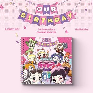 Girl Groups: OURBIRTHDAY 1st Single Album - Our Birthday (Coloring Book Ver.)
