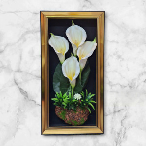 Flower with Wall Frame