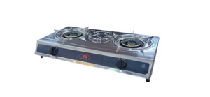 Gas Stove: Double Burner Stainless Steel Gas Stove (NZ Approved)