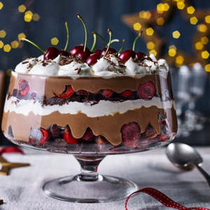Christmas 23 December 2025: Christmas black forest trifle 23.12.25