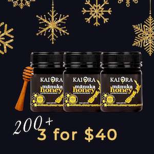 Manuka Honey: 200+ 250g x 3 Short Dated