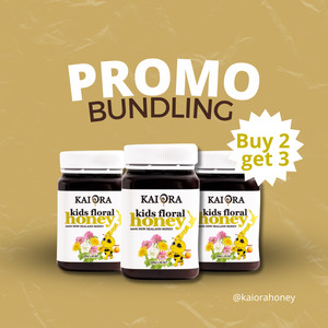 Gift Boxes: Buy 2, Get 3 Kids Floral Honey 500g!