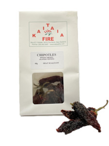Products: Dried Chipotles - Manuka smoked jalapenos 40g