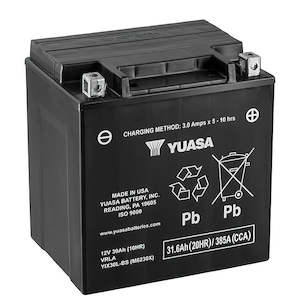 Yuasa: YIX30L-BS Non-DG Factory Sealed Battery Made in USA Yuasa (EYIX30LFA)