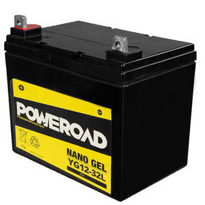Power Road: POWEROAD Nano Gel Battery Lawnmower / Rhino - Non-DG