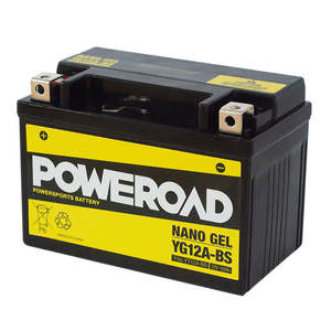 Power Road: YG12A-BS Non-DG Nano Gel Battery Poweroad. Alt: YTX12A-BS ^ (CYG12ABS)