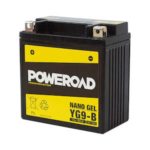 YG9B Non-DG Nano Gel Battery Poweroad. Alt: YB9B/12N94B1 (CYG9B)
