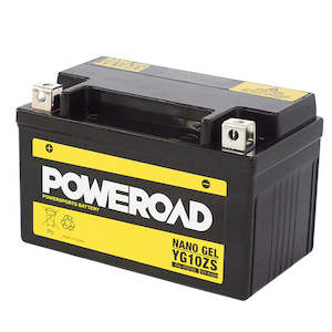 Power Road: YG10-ZS Non-DG Nano Gel Battery Poweroad. Alt: YTZ10S ^ (CYG10ZS)