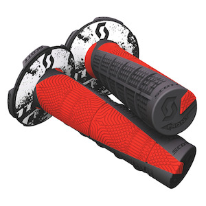 Grips Deuce Black/Red w/donut double density Scott (S219627-4948)