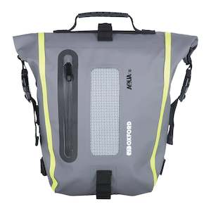 Kriega: Oxford Tail Bag Aqua T8 - Black / Grey / Fluro Yellow