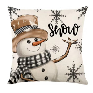 Christmas cushions Snowman