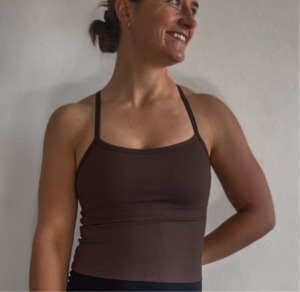 Tops: Y-Back Tank - Blue