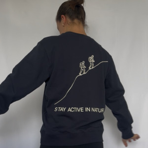 Hoodies & Jumpers: Women’s SAIN Crew - Navy