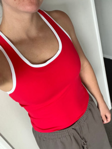 Tops: LIMITED EDITION Candy Singlet - Red