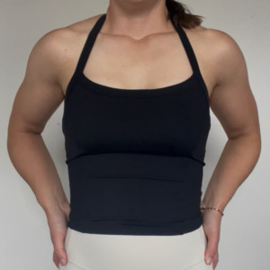 Kaki Halter - Black