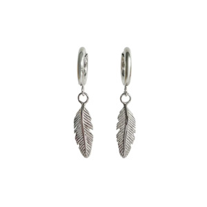 Kalani Collective Jewellery: Feather Hoop Earrings