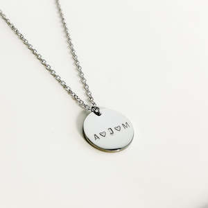 Custom Medium Pendant Necklace