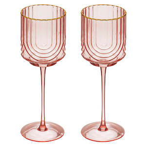 Kitchenware: Florence Opulent Pink Wine Glass