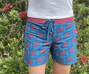 Womens Shorts: Womens Pohutukawa Boardies